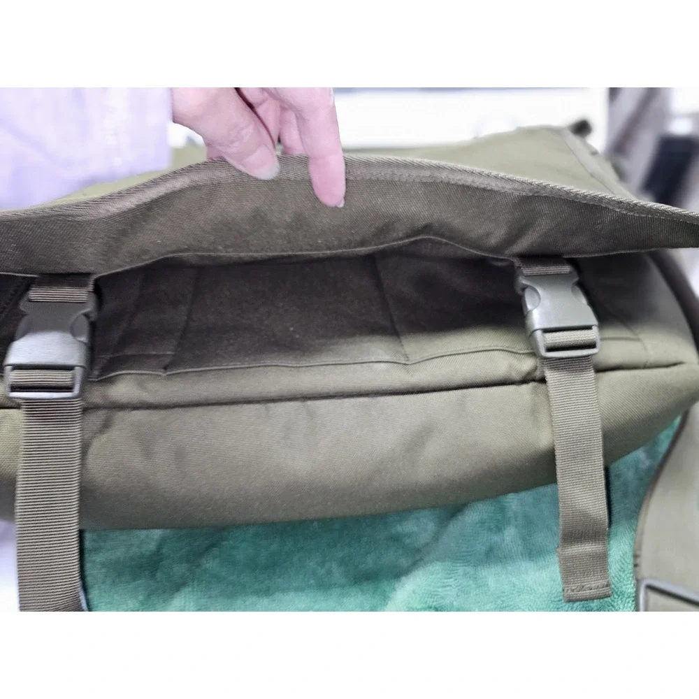LAPG LA Police Gear Olive Green Tactical Messenger Shoulder Bag